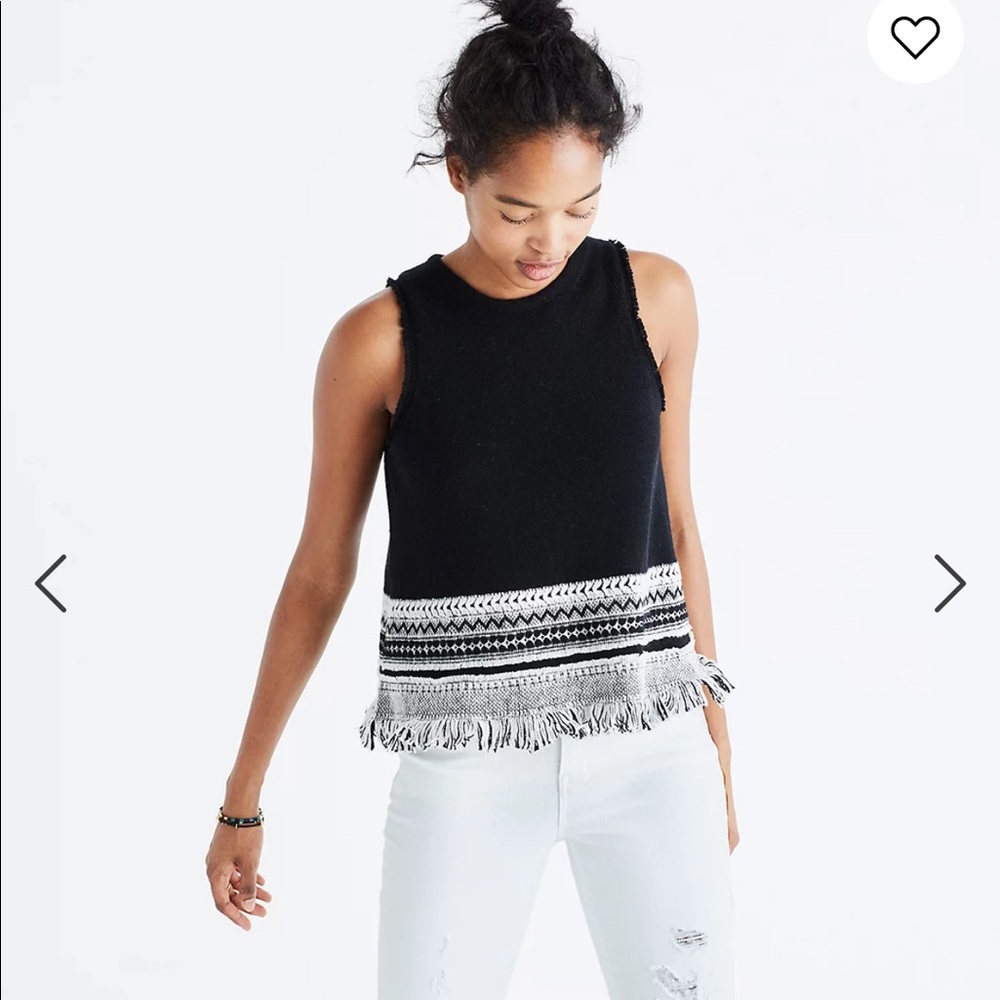 Madewell Villagrove Knit Sweater Tank